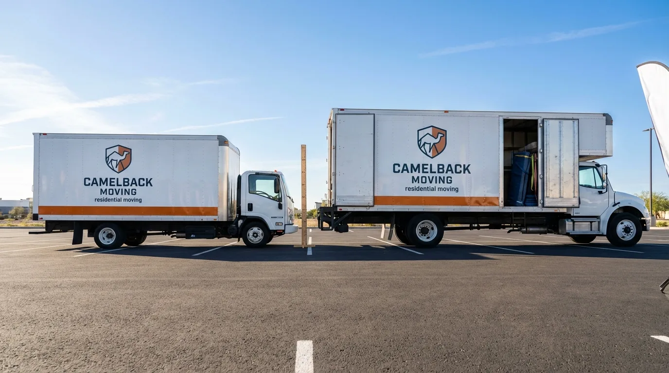 Moving truck size capacity guide in Barboursville